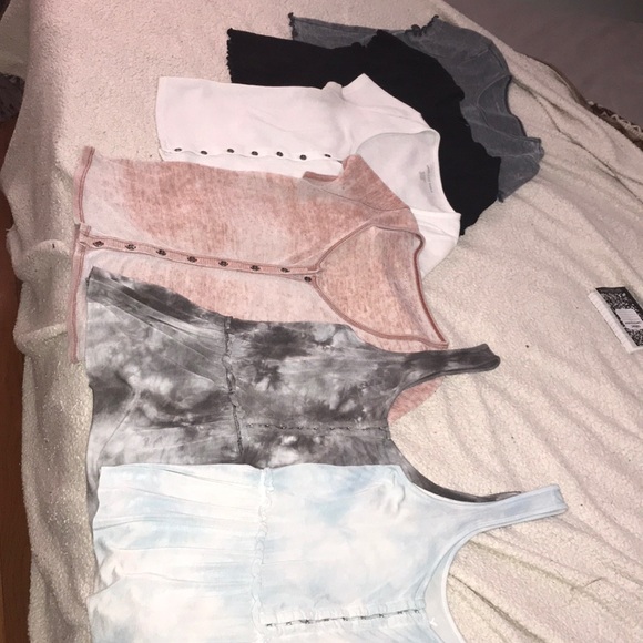 American Eagle Outfitters Tops - Bundle of 6 American Eagle Outfitters Crop Tops